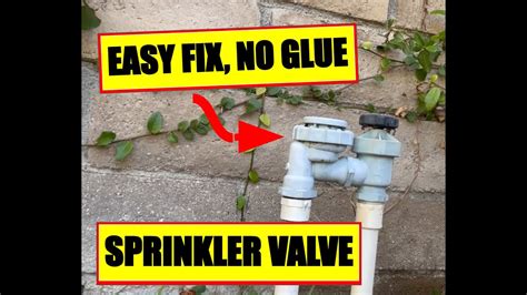 main sprinkler valve leaking|HOW TO: Fixing A Leaking Sprinkler Valve